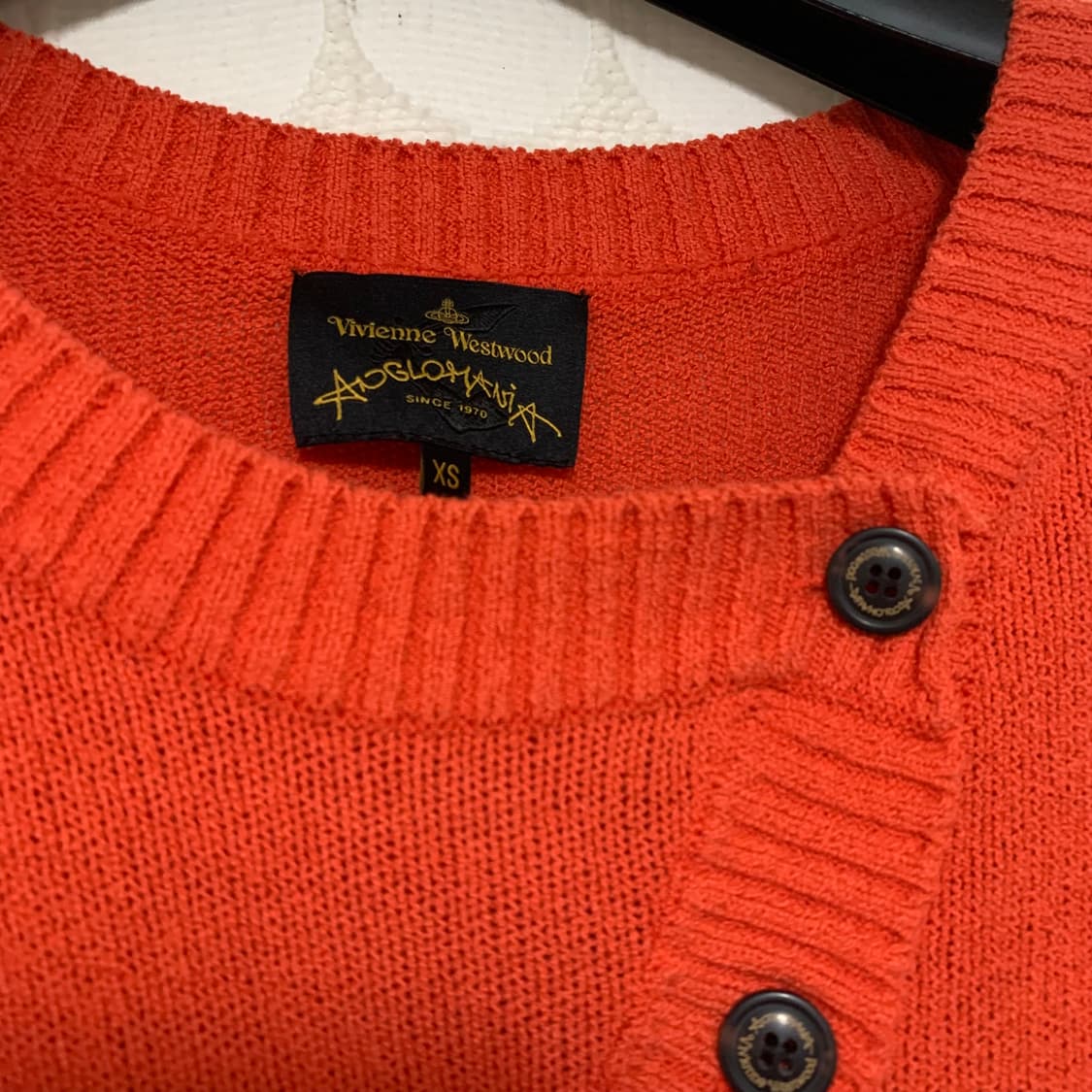 비비안 웨스트우드 레드 니트 반팔 상품이미지5