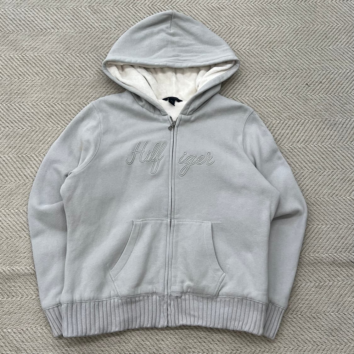  타미힐피거 로고자수 후드집업 r2956 상품이미지1