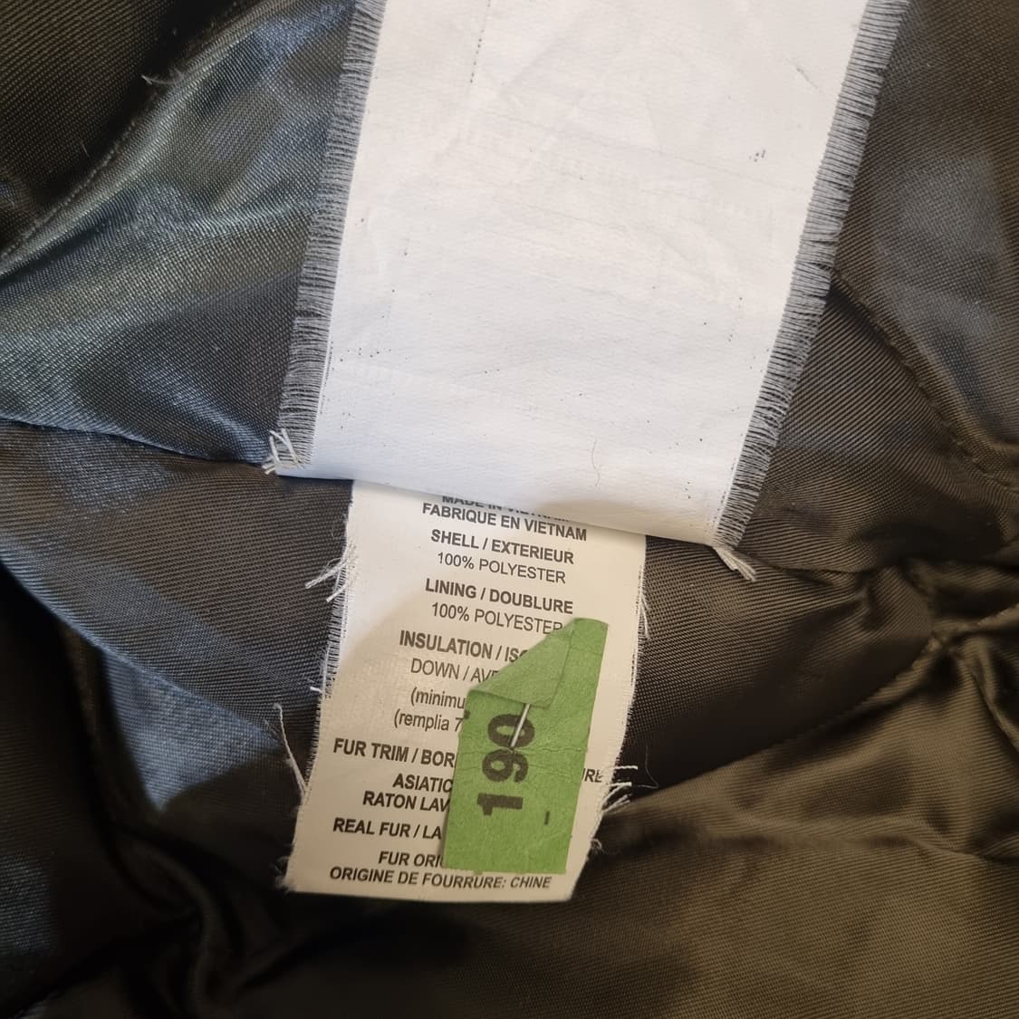 Theory 띠어리 여성 카키 라쿤털 패딩 상품이미지8