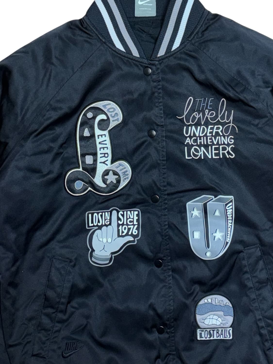 2009 나이키 x 파라 콜라보 바시티 자켓 상품이미지5