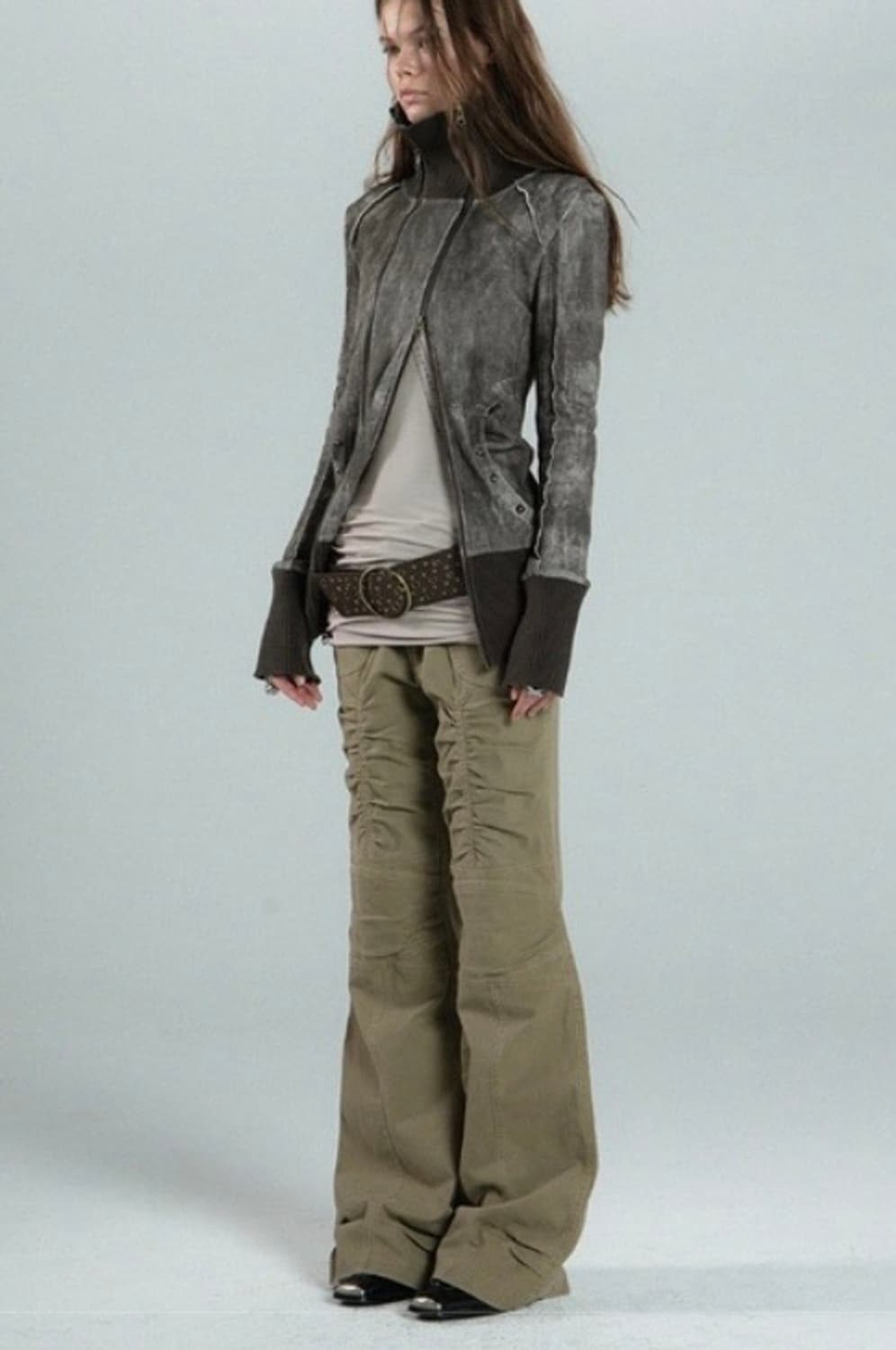 Doublepunch Shirring Mid-waist pants 상품이미지2