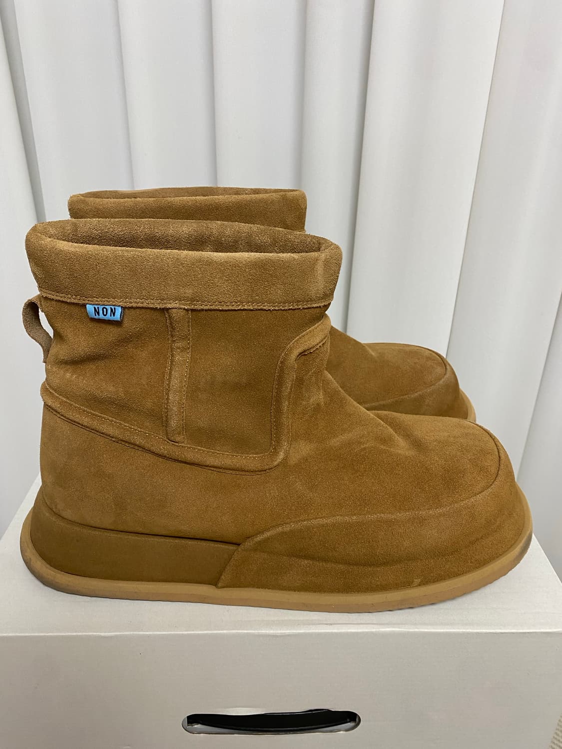 Kinchi x Non Parking N Road Boots Brown  상품이미지4