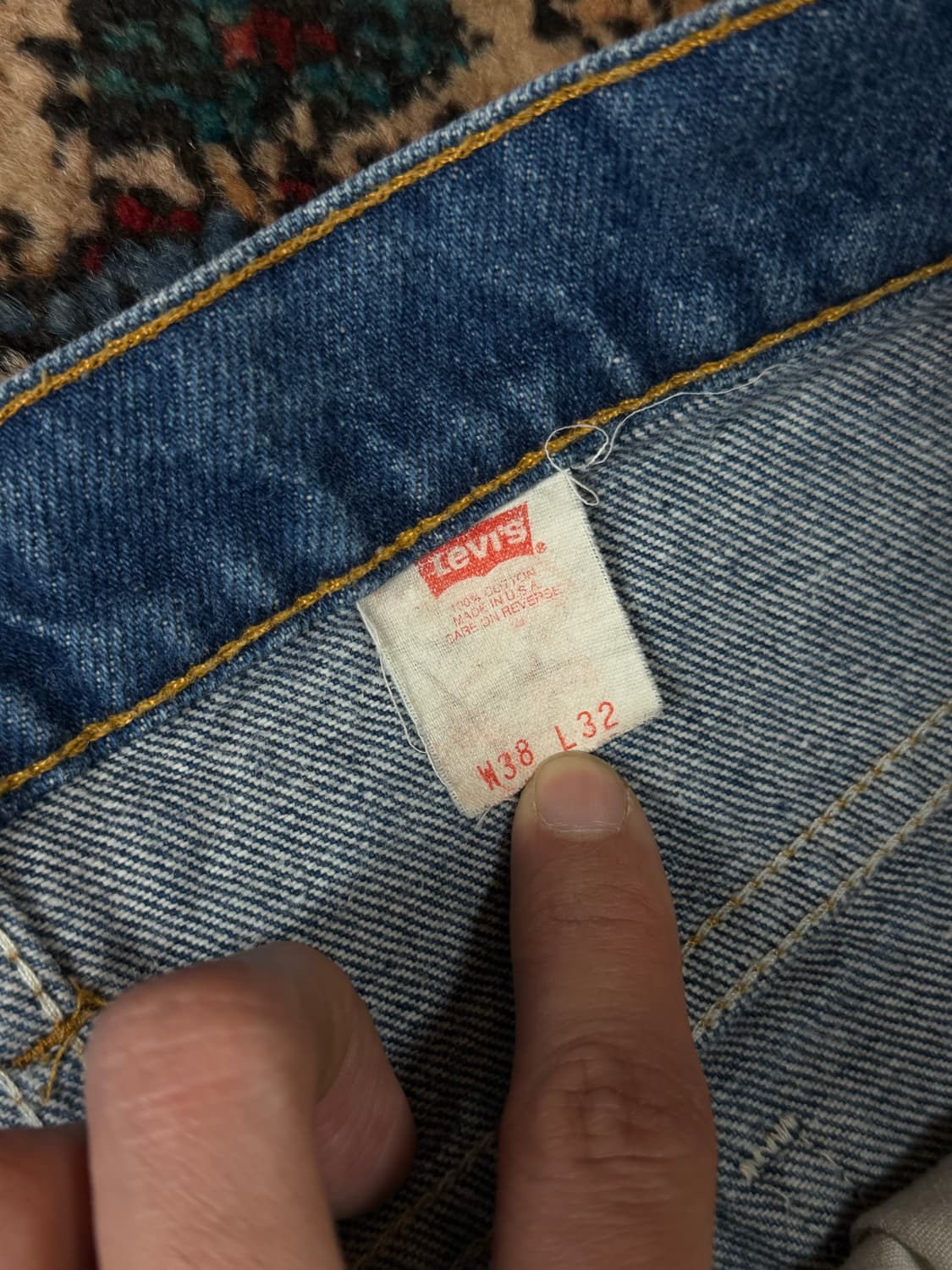 90’s USA 빈티지 리바이스 517 오렌지탭 부츠컷 리바이스 청바지 상품이미지9