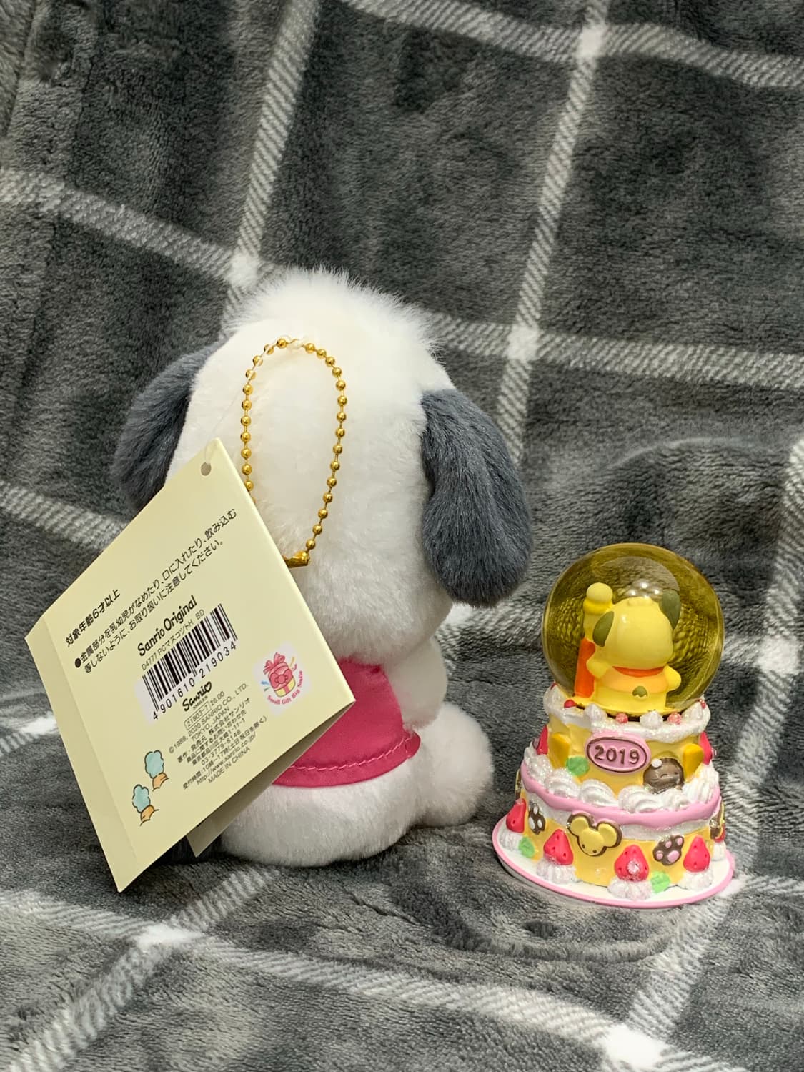 산리오 포차코 희귀레어 2020 생일 마스코트 + 2019 스노우볼 일괄 상품이미지3