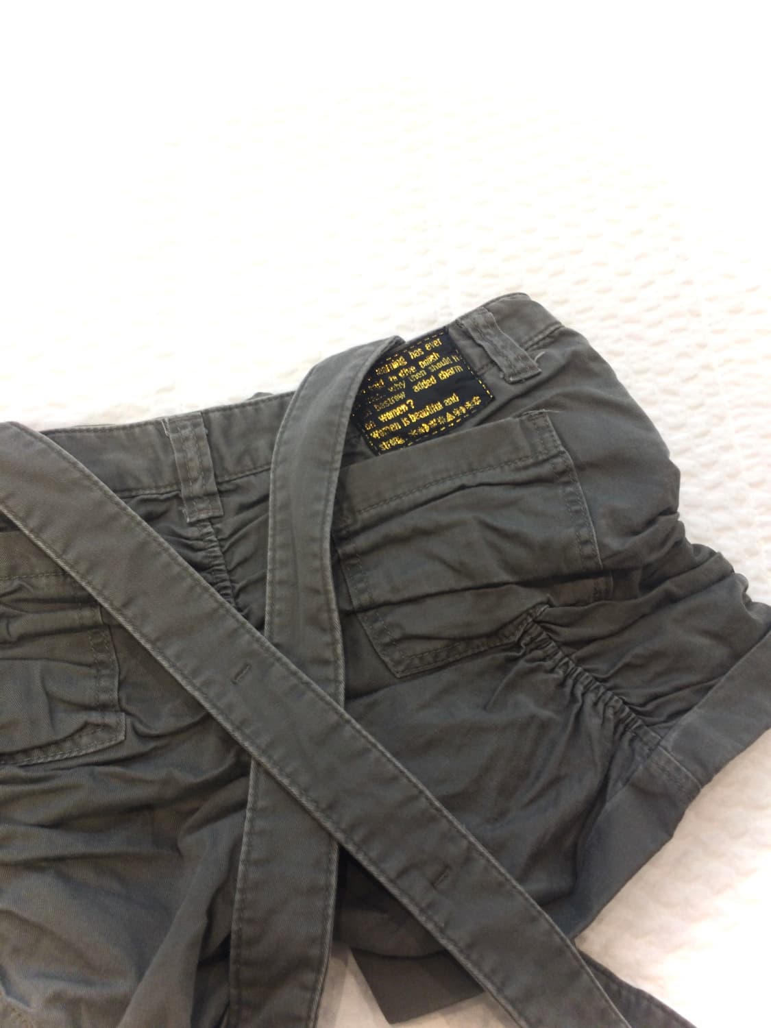 Multi way Shirring Suspenders 갸루 셔링 멜빵 상품이미지7