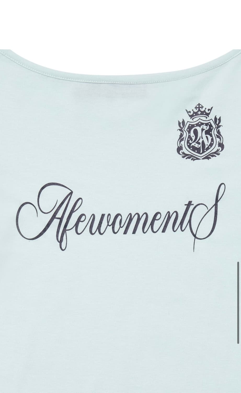 Afewcomments Emblem string tee mint 상품이미지3