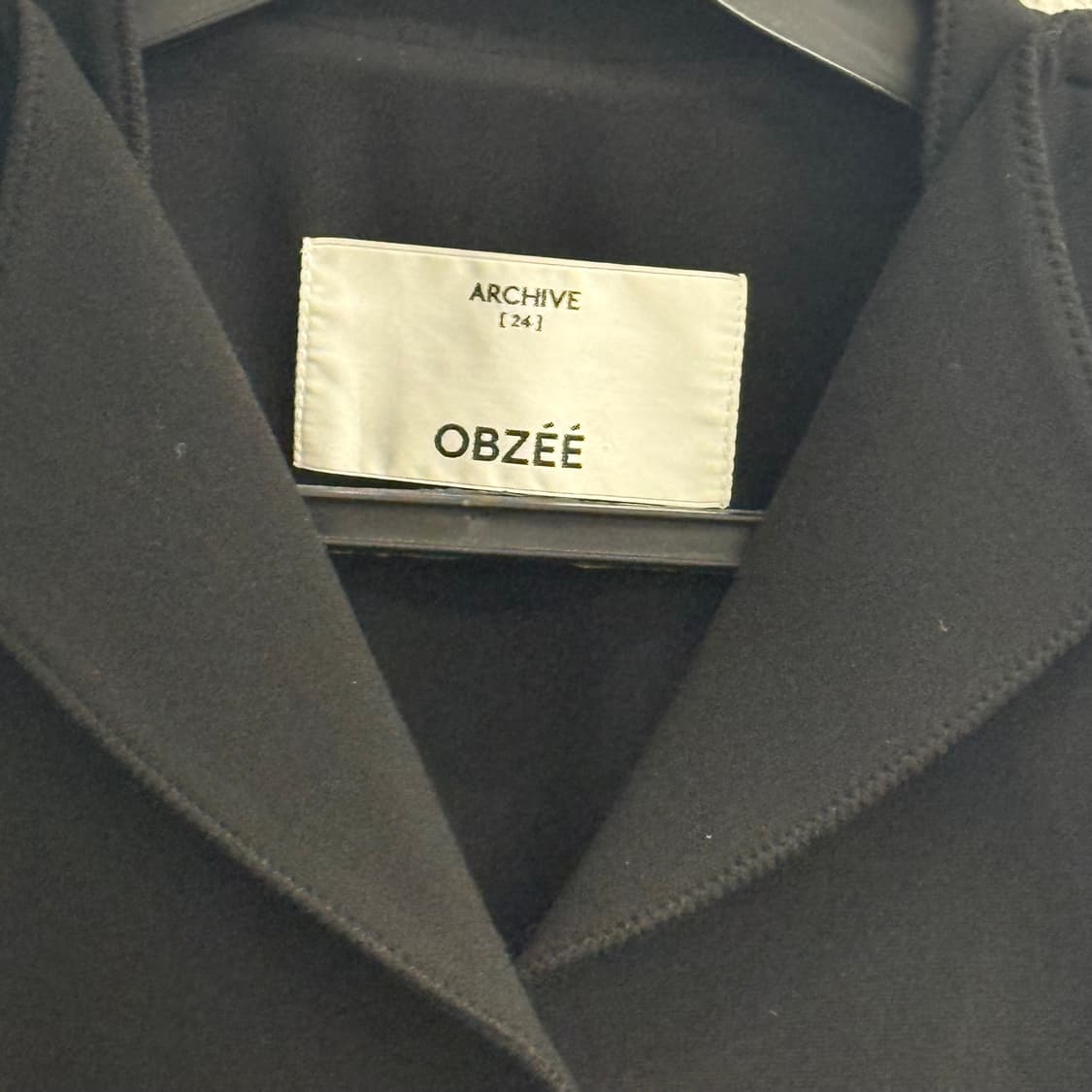 한섬 오브제 블랙 플레어 자켓 상품이미지2