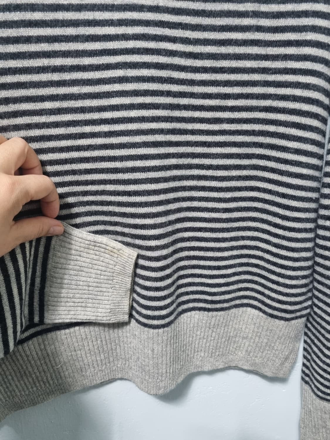 산드로 여성 모 캐시미어 니트 티 상품이미지3