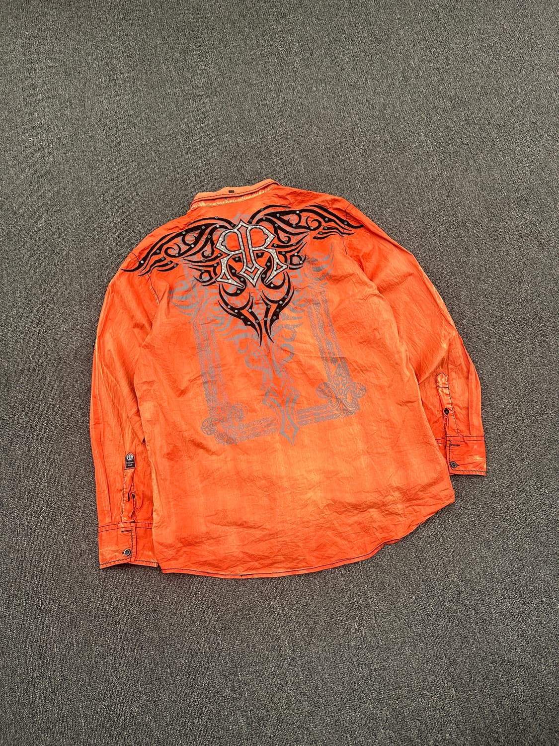 XL) ROAR 로어 트라이벌 자수 빈티지 셔츠 상품이미지3