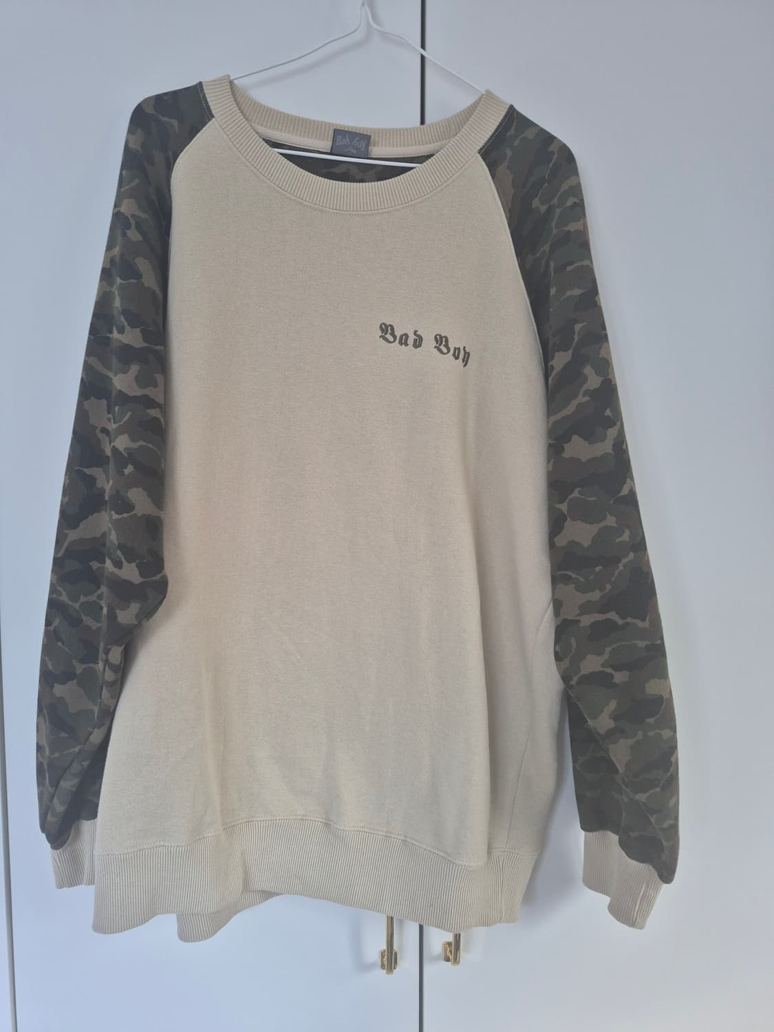 배드보이 badboy 카모 y2k 00s 올드스쿨 맨투맨 상품이미지2