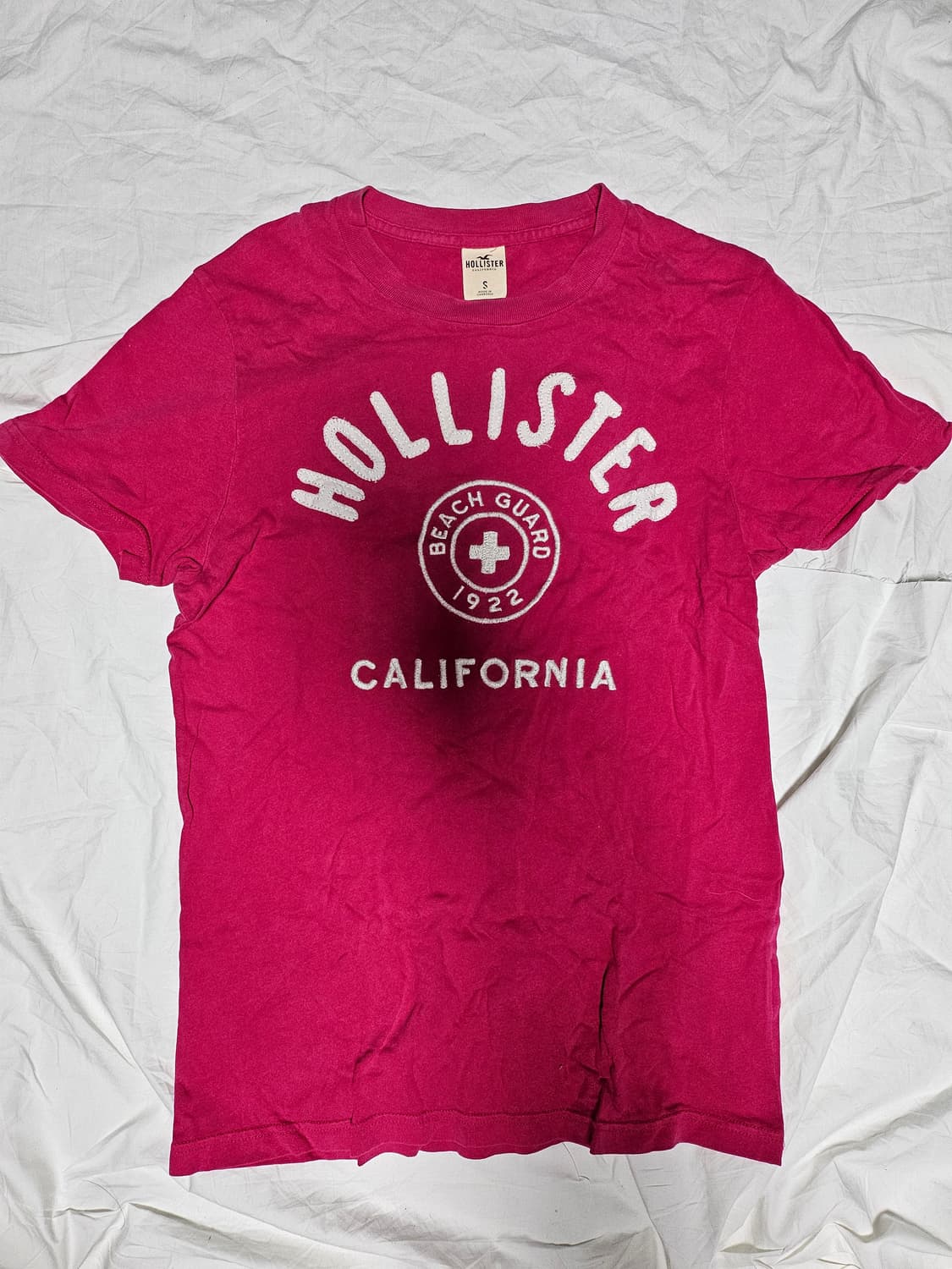 홀리스터 핀터깔 y2k 자수 반팔티 반팔티셔츠 S 상품이미지1