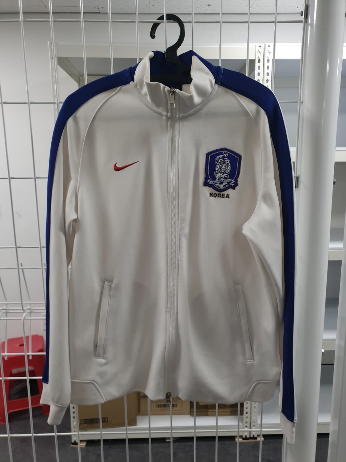 나이키 한국 국가대표 트랙탑 져지 흰파 105사이즈 판매합니다 상품이미지1