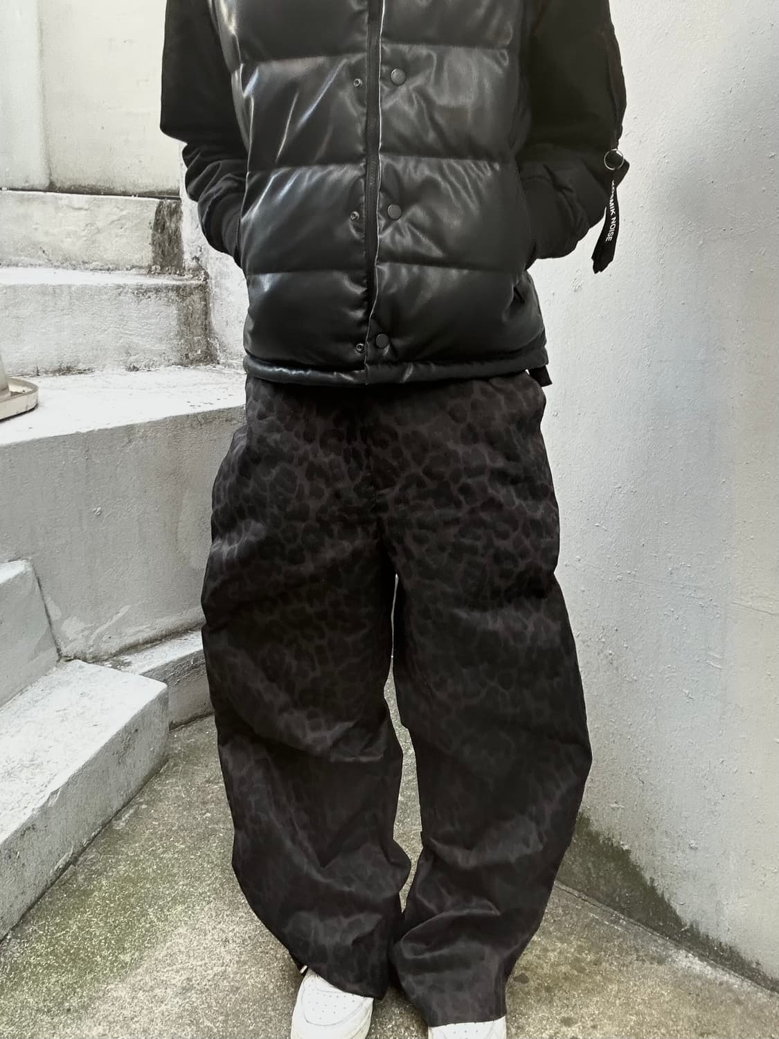 *새상품* YUNSE 레오파드 호피 와이드 팬츠 상품이미지1