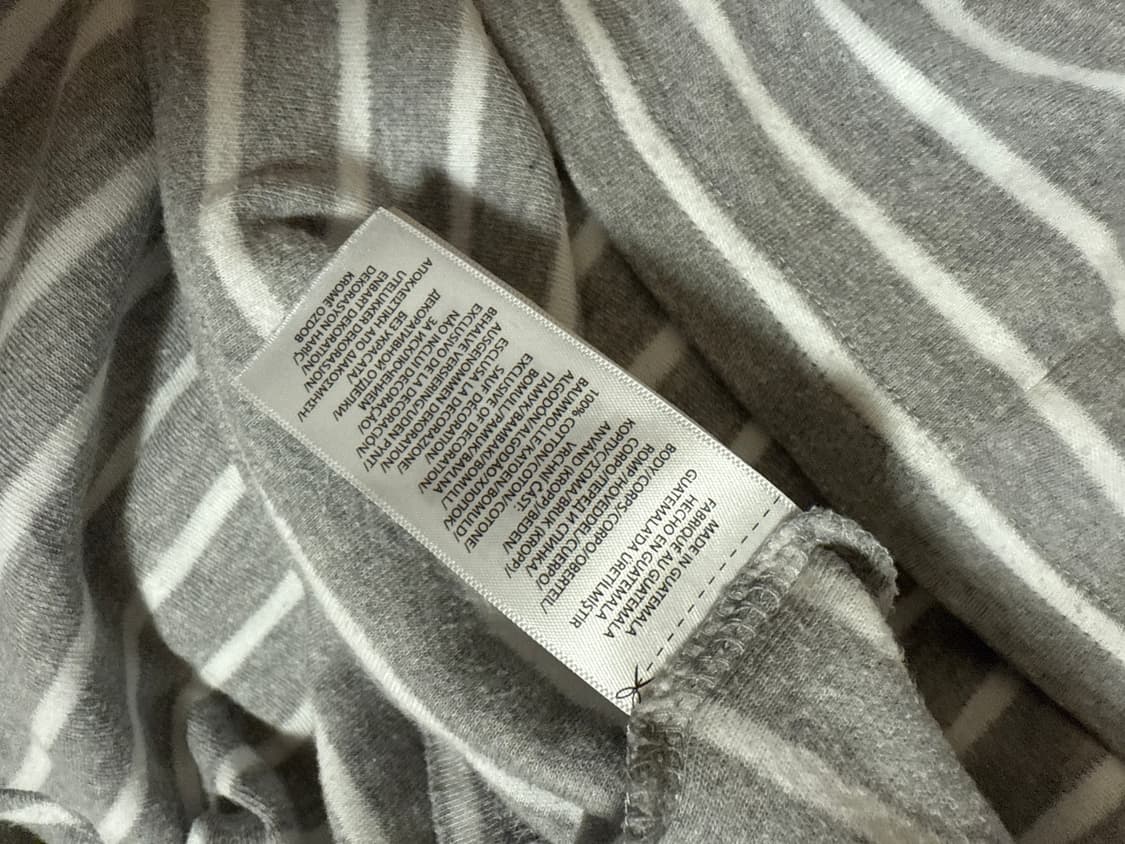 엄성현 폴로 스트라이프 티셔츠 (와플x) 상품이미지3