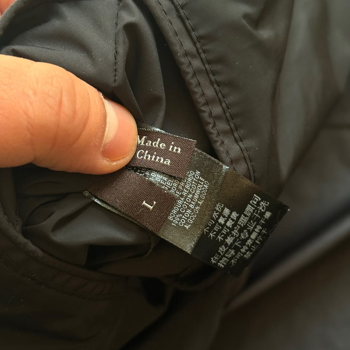 Z ZEGNA  레더 트리밍 나일론 자켓 상품이미지8