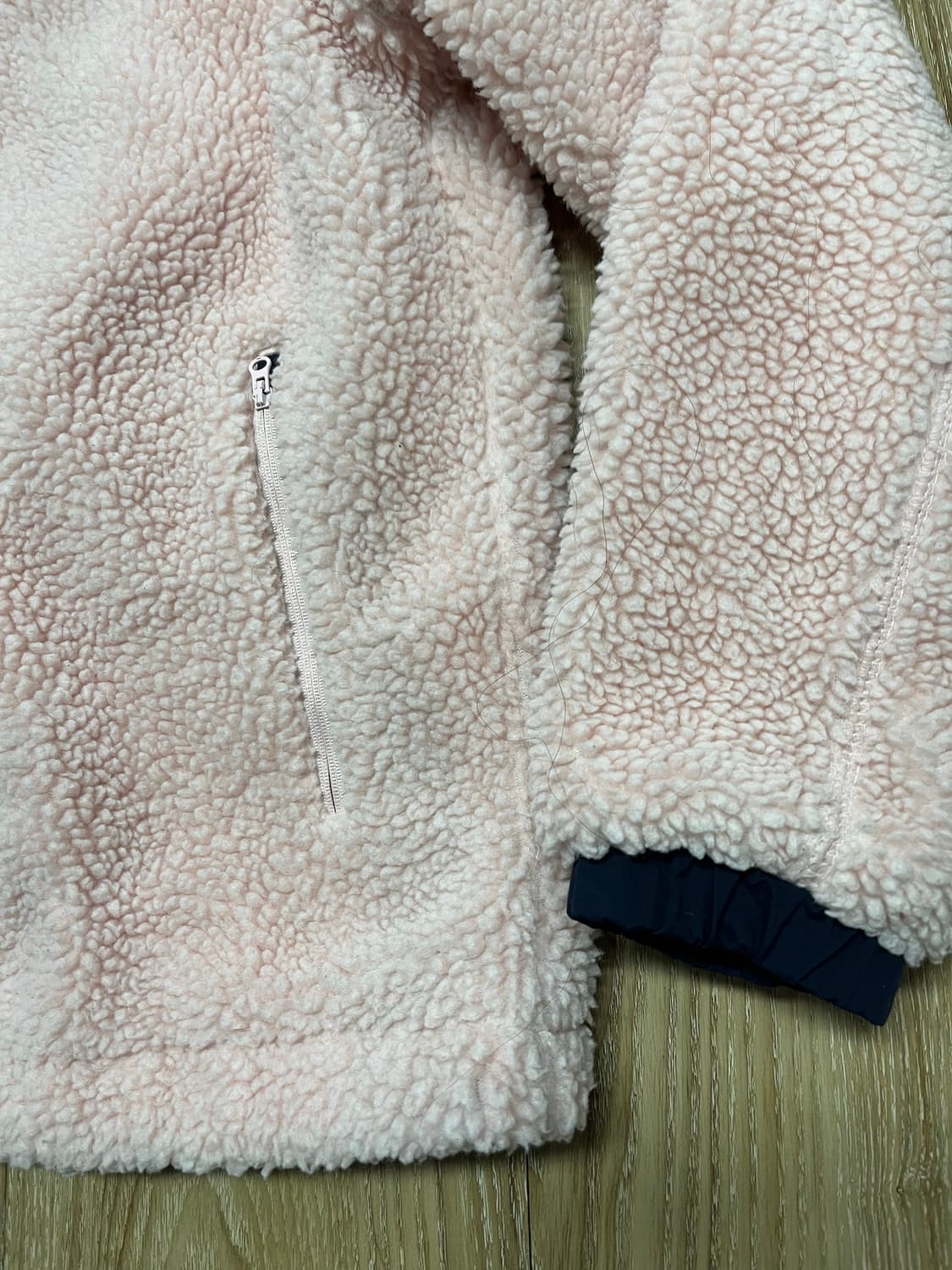 엘레쎄 핑크 후리스 자켓 상품이미지5