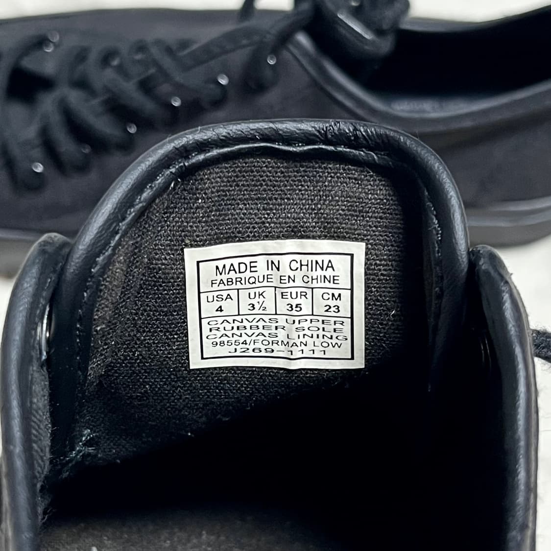 230_ 폴로 랄프로렌 러버솔 컨버스 블랙 상품이미지9