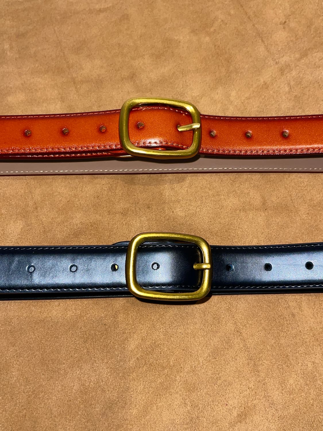 클래식 레더 벨트 3cm (가죽벨트) 상품이미지3