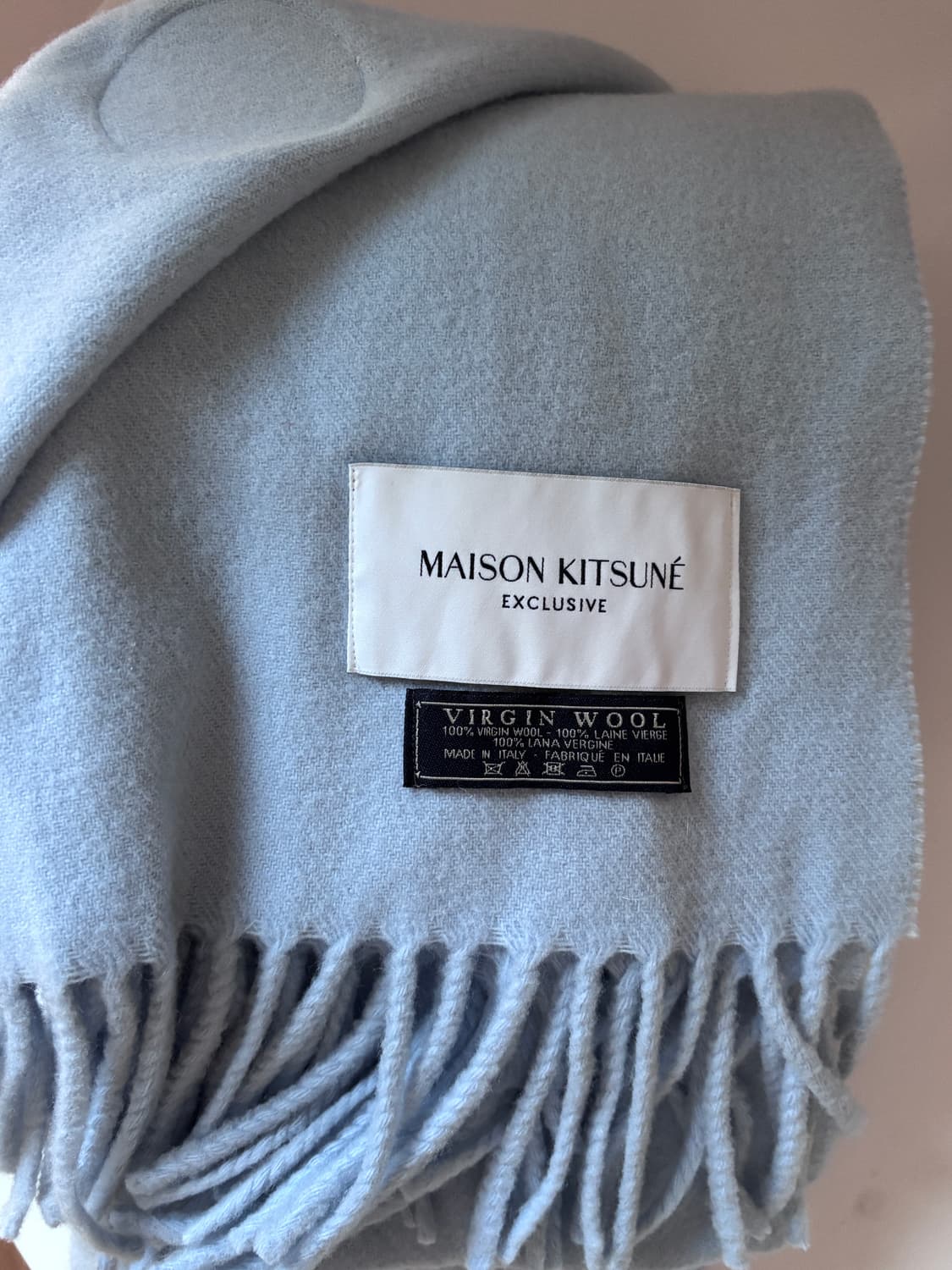 메종키츠네 폭스 패치 머플러 상품이미지3