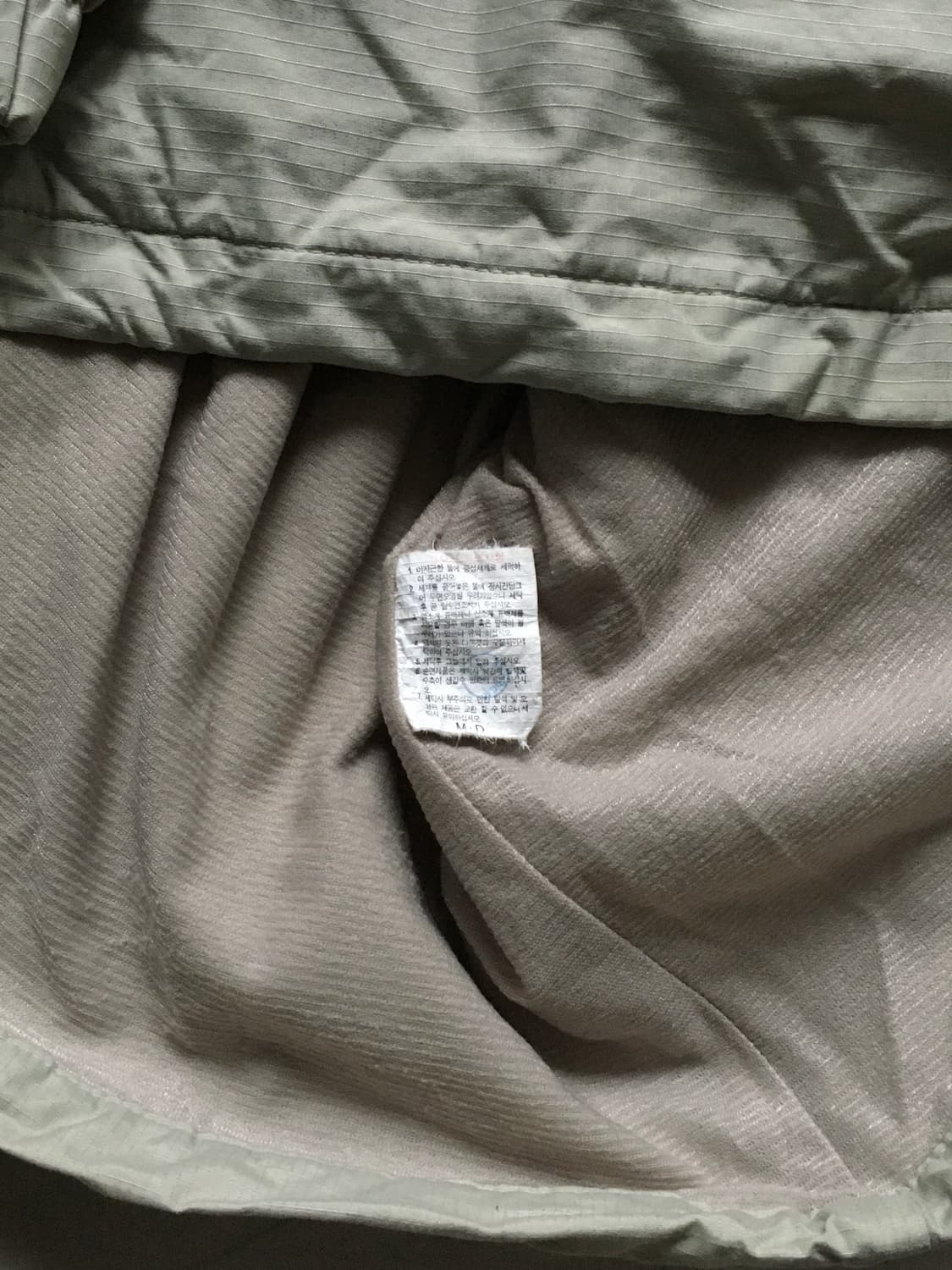 리복 배색 백로고 아노락 상품이미지7