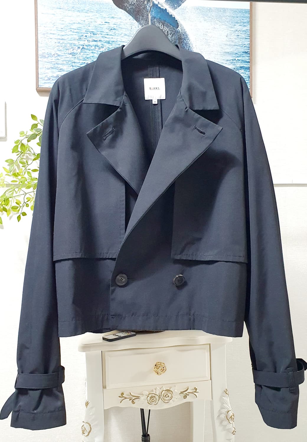 Beams 숏 트렌치 상품이미지3