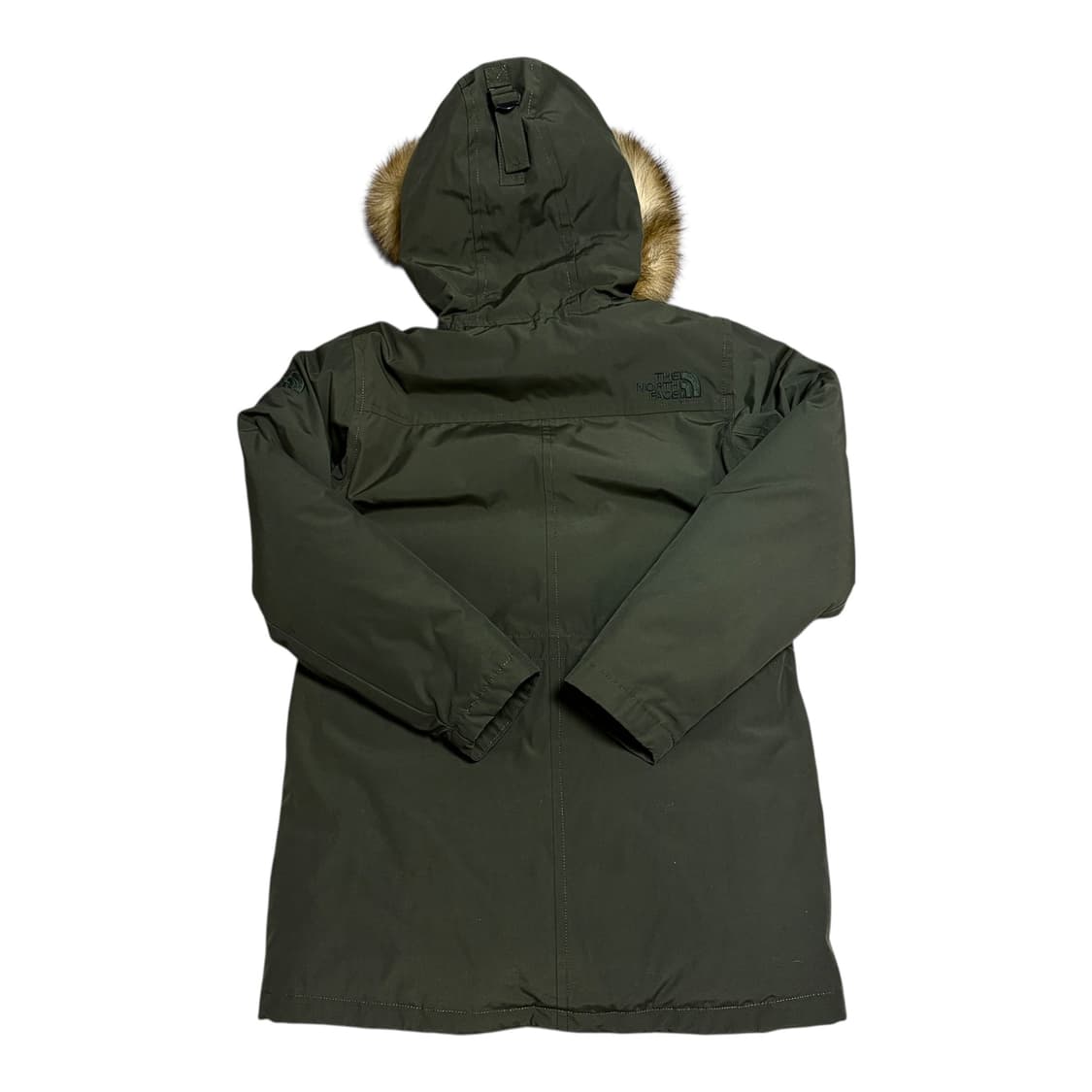 노스페이스 화이트라벨 카키 개파카 야상 덕다운 투웨이 패딩 상품이미지2