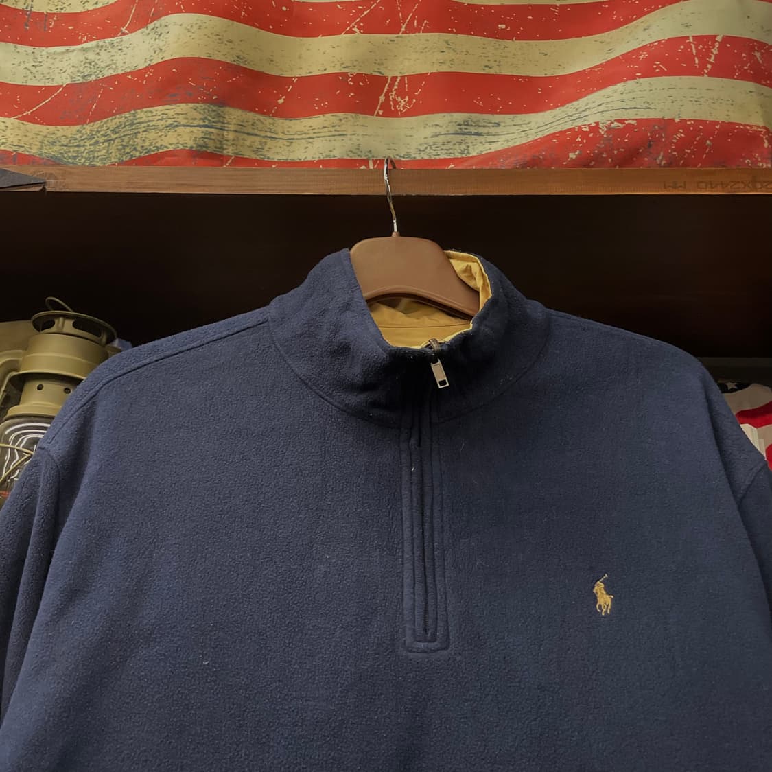 90s 폴로 골프 하프 집업 웜업 리버시블 플리스 상품이미지3