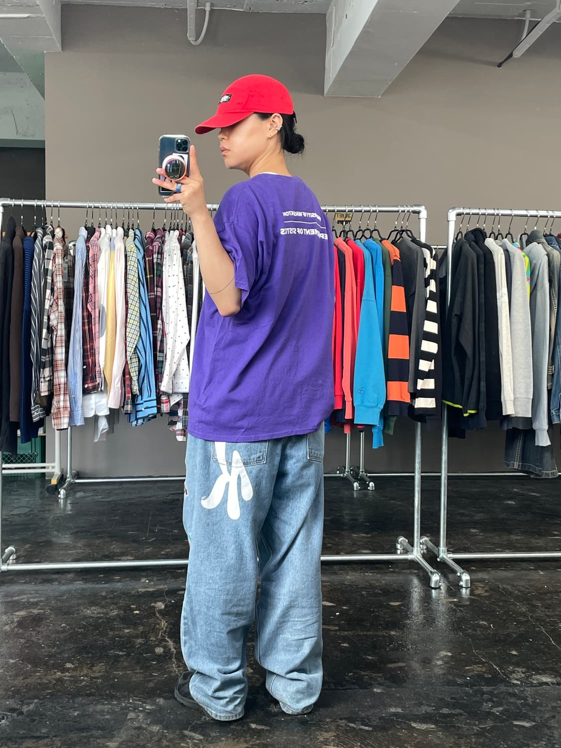 빈티지 프린팅 반팔 티셔츠  상품이미지7