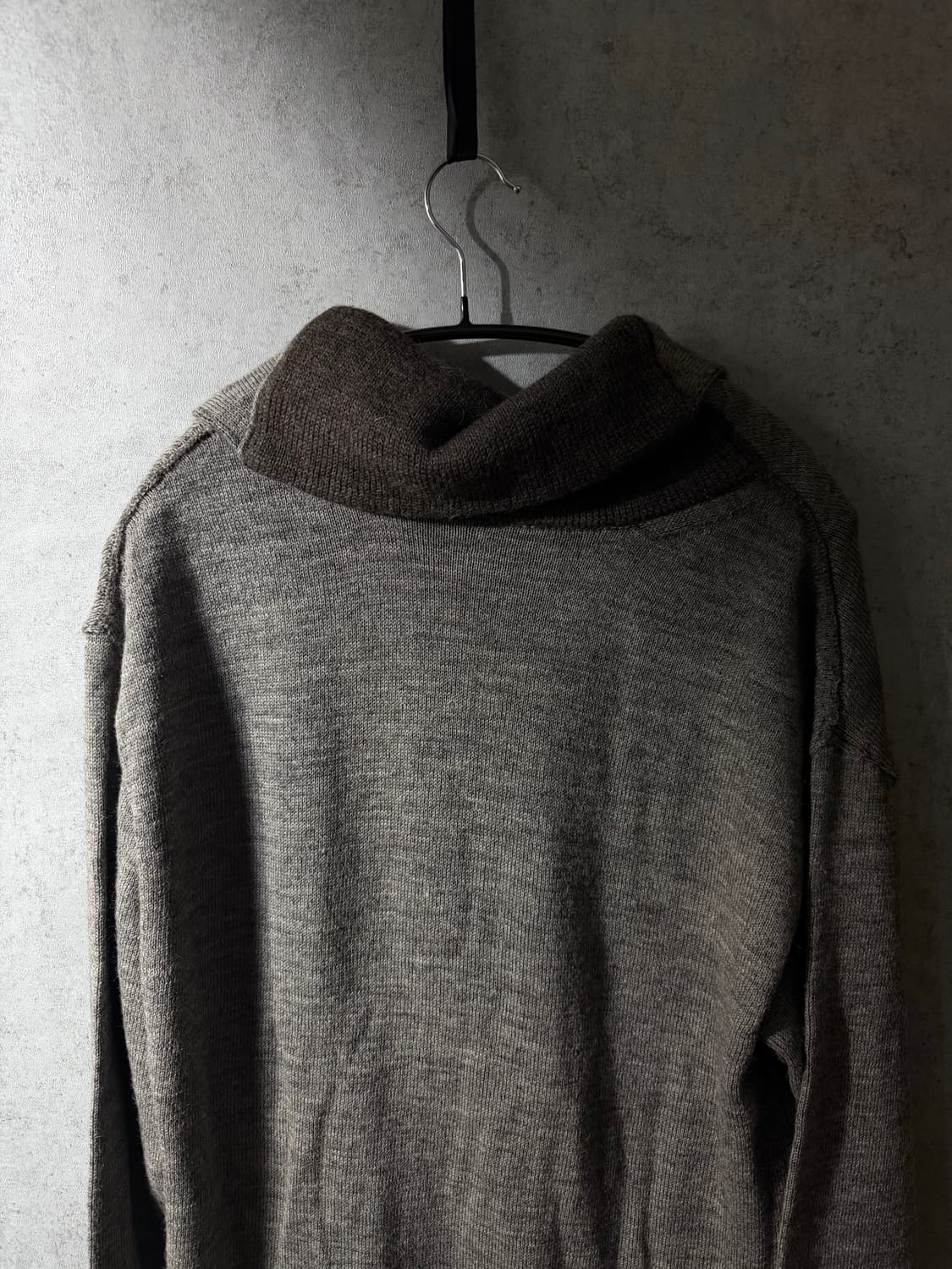 트랜짓 카라 니트 가디건 상품이미지6