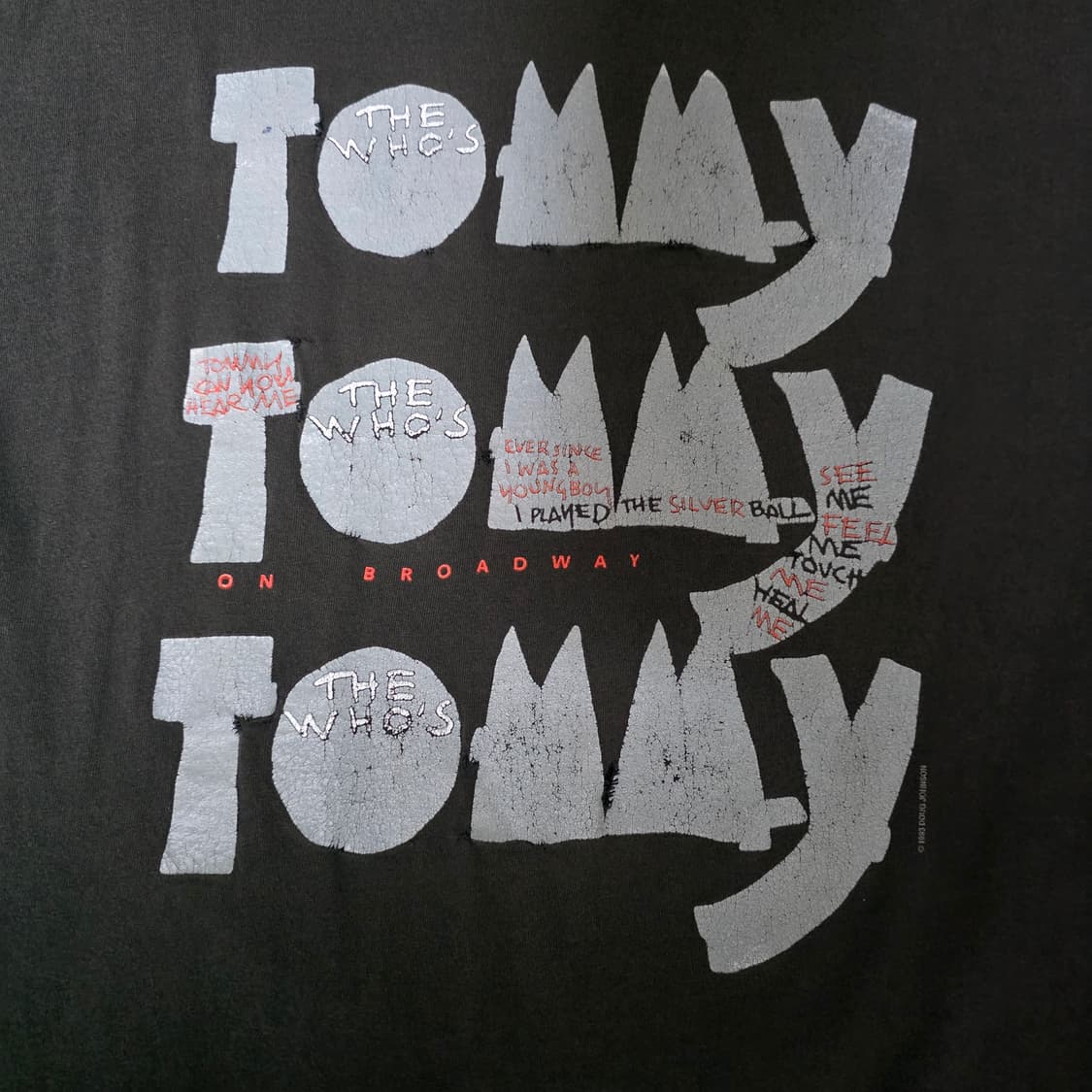 [XL] 90s 더 후 THE WHO tommy 토미 빈티지 밴드티 상품이미지2