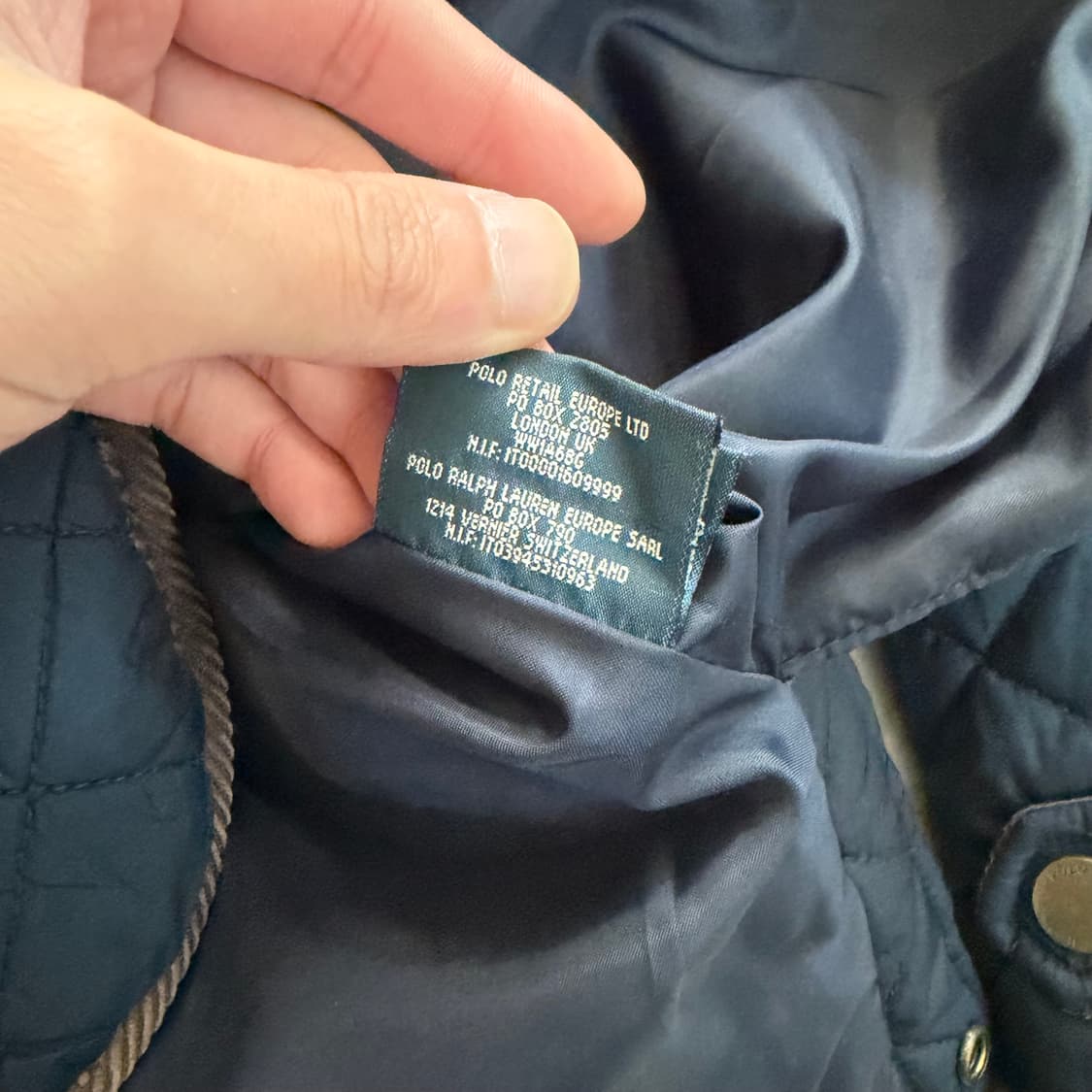폴로 랄프로렌 빈티지 퀄팅 자켓 M 상품이미지8