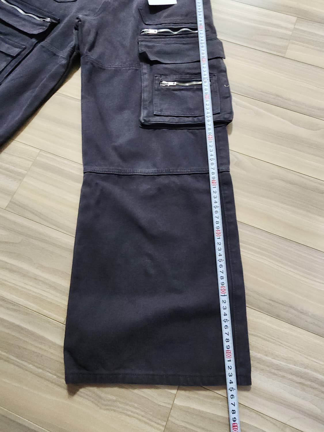 트릴리온유틸리티카고팬츠바지m사이즈차콜 상품이미지8