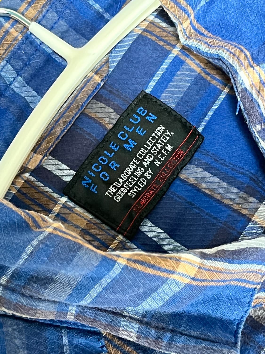 Light cotton check H/S western shirt 상품이미지5