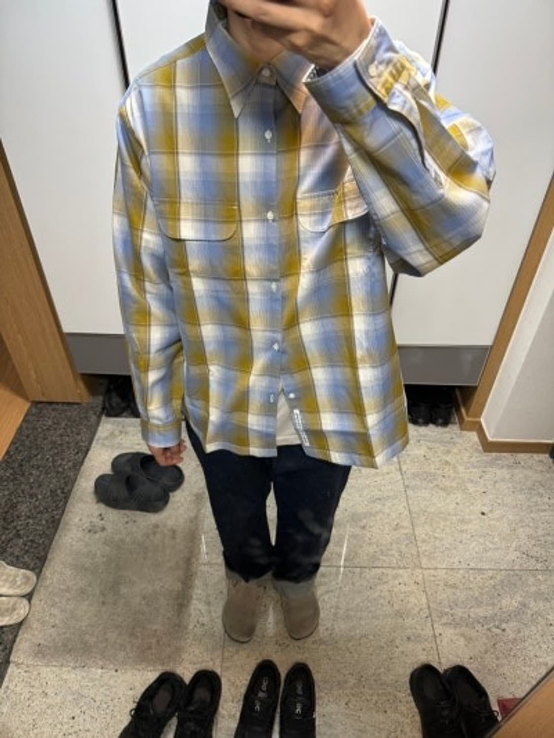 나나미카 레귤러 카라 피케 셔츠 M (100) 상품이미지1