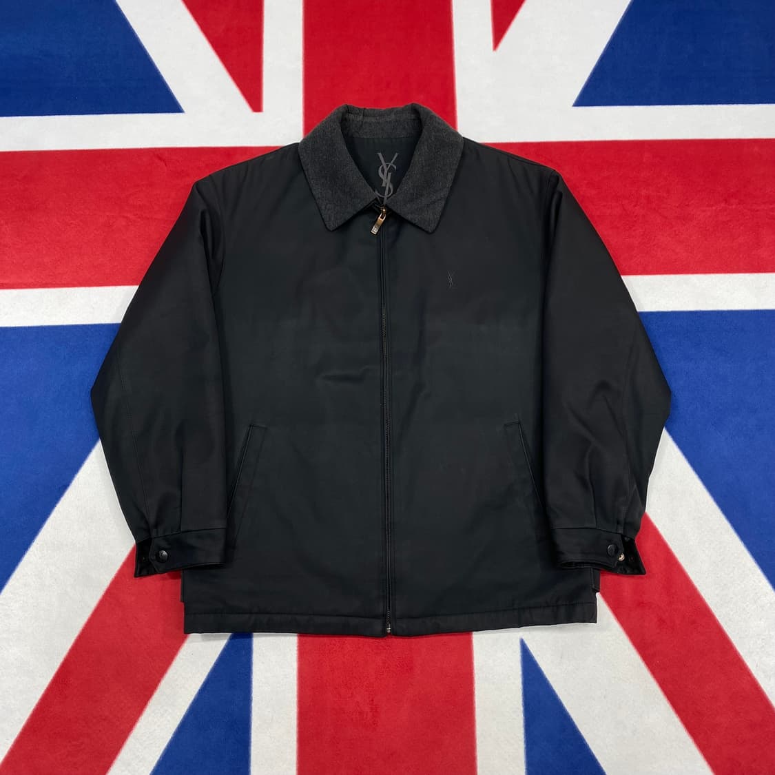 YSL 블루종자켓 95 실측 L  상품이미지1