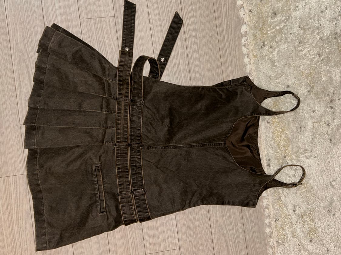 자라 왁스드 플리츠 원피스 상품이미지9