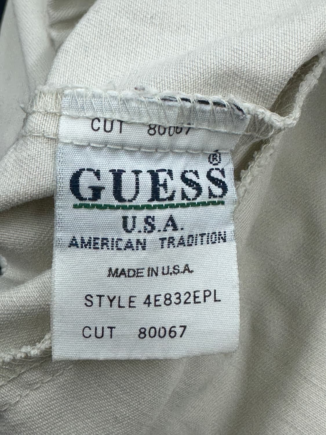 90s 게스 블루종 집업 자켓 XL 상품이미지6