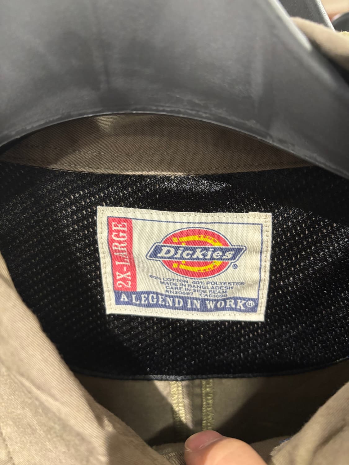 디키즈 매카닉 워크 셔츠(카키브라운)   상품이미지9