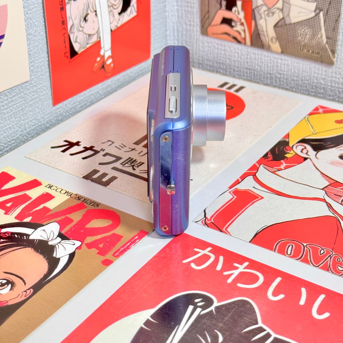 카시오 엑슬림 EX-Z77 베이비블루 빈티지디카 상품이미지5