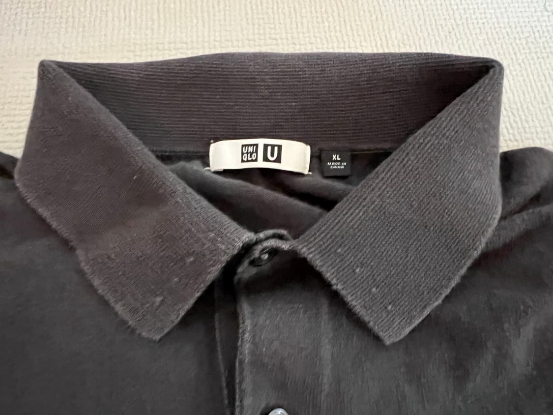 무료배송 - 유니클로 U 폴로 PK 반팔티셔츠(차콜) XL 상품이미지3