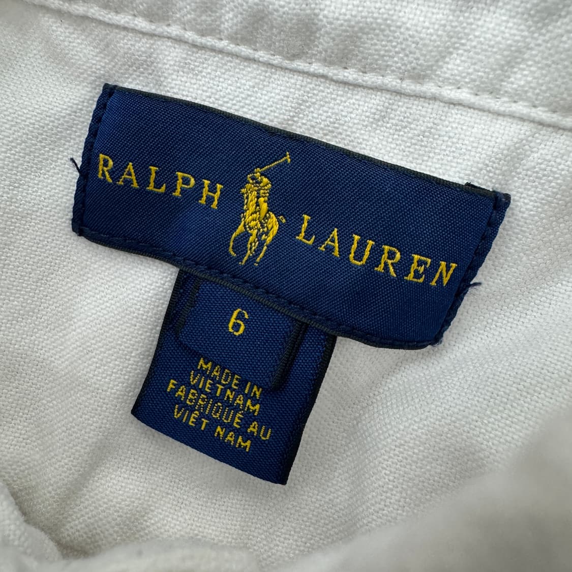 아동용 6 폴로 랄프로렌 빅포니 화이트 남방 셔츠  상품이미지3