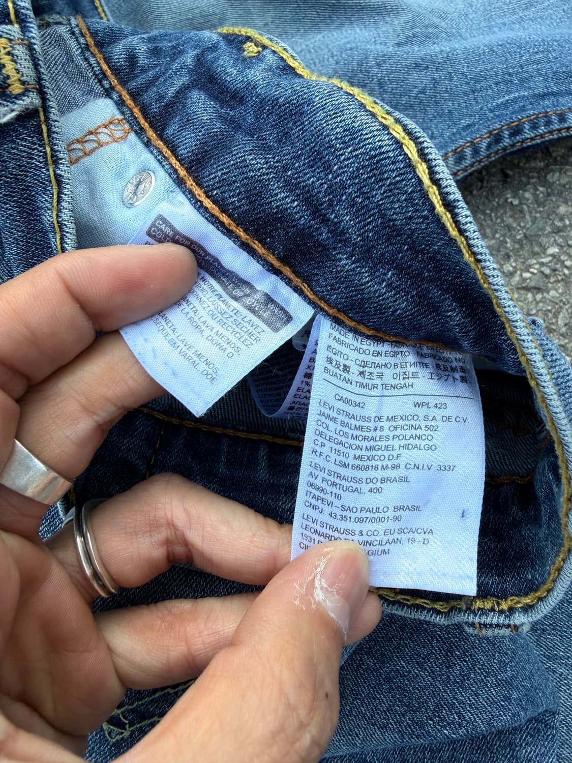 리바이스 527 부츠컷데님팬츠 상품이미지5