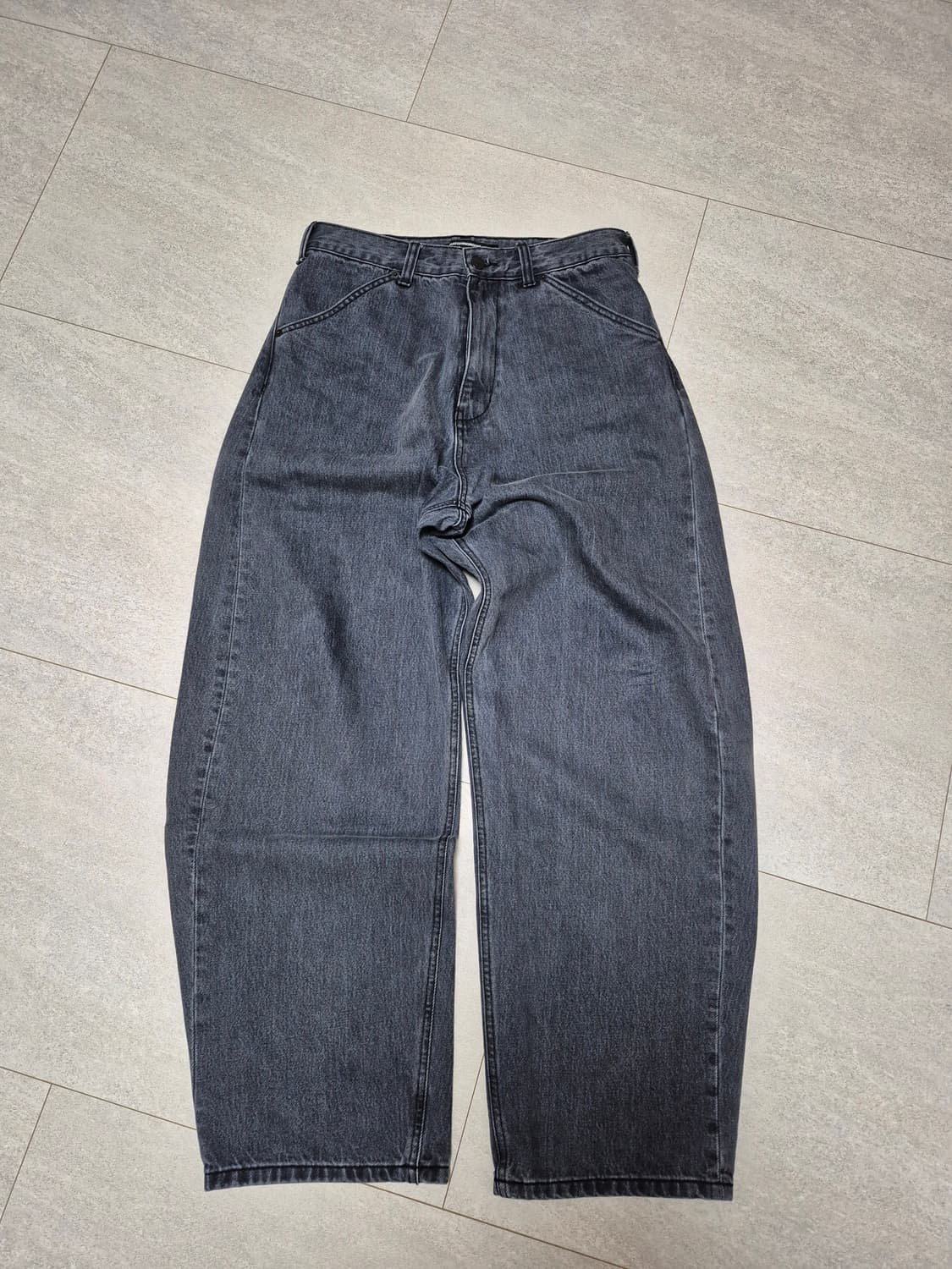 Curve jeans washed black 3 상품이미지2