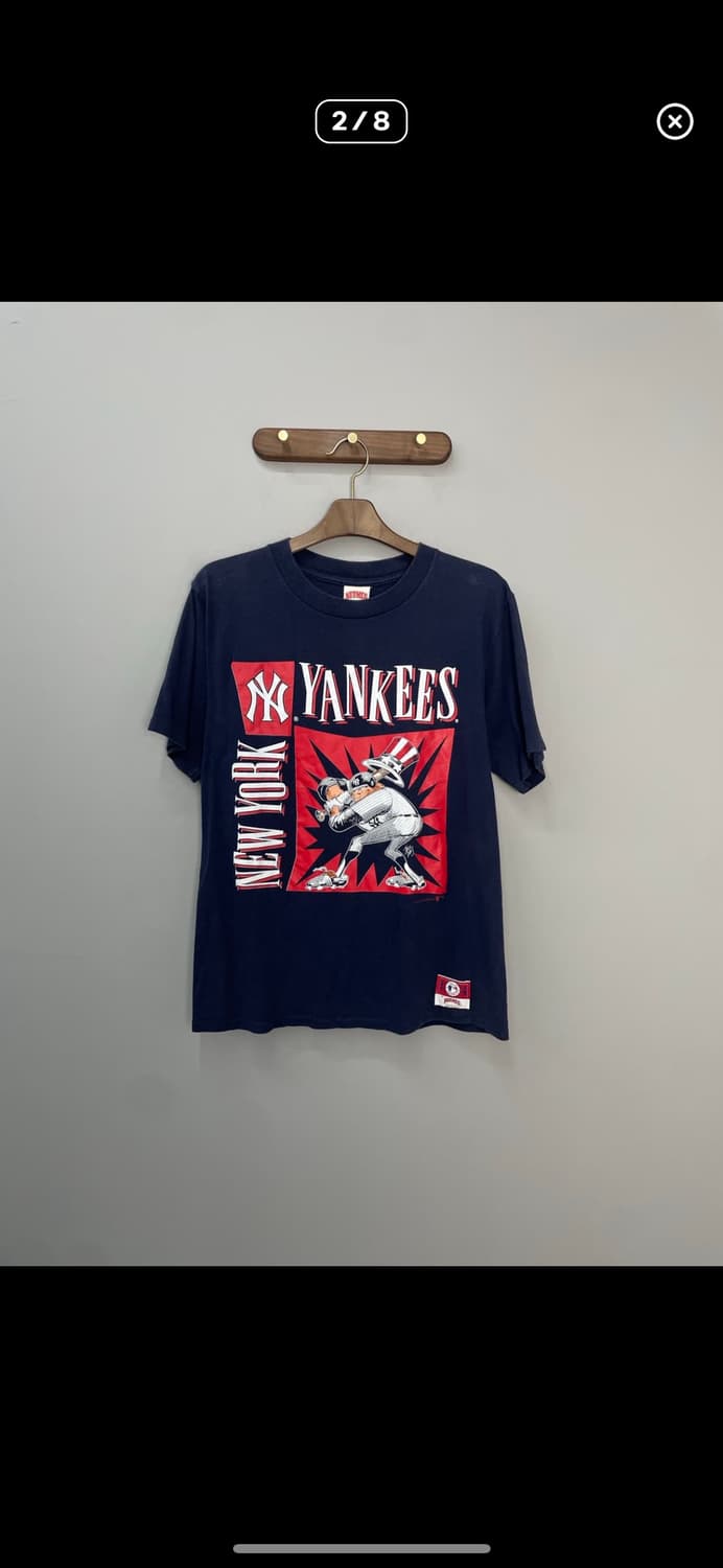 넛메그 USA 양키스 카툰 반팔 A2935 상품이미지2