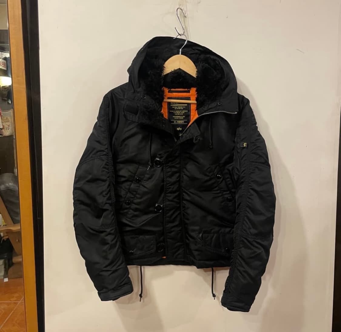 알파인더스트리 크롭 봄버(실측 있음 상품이미지2