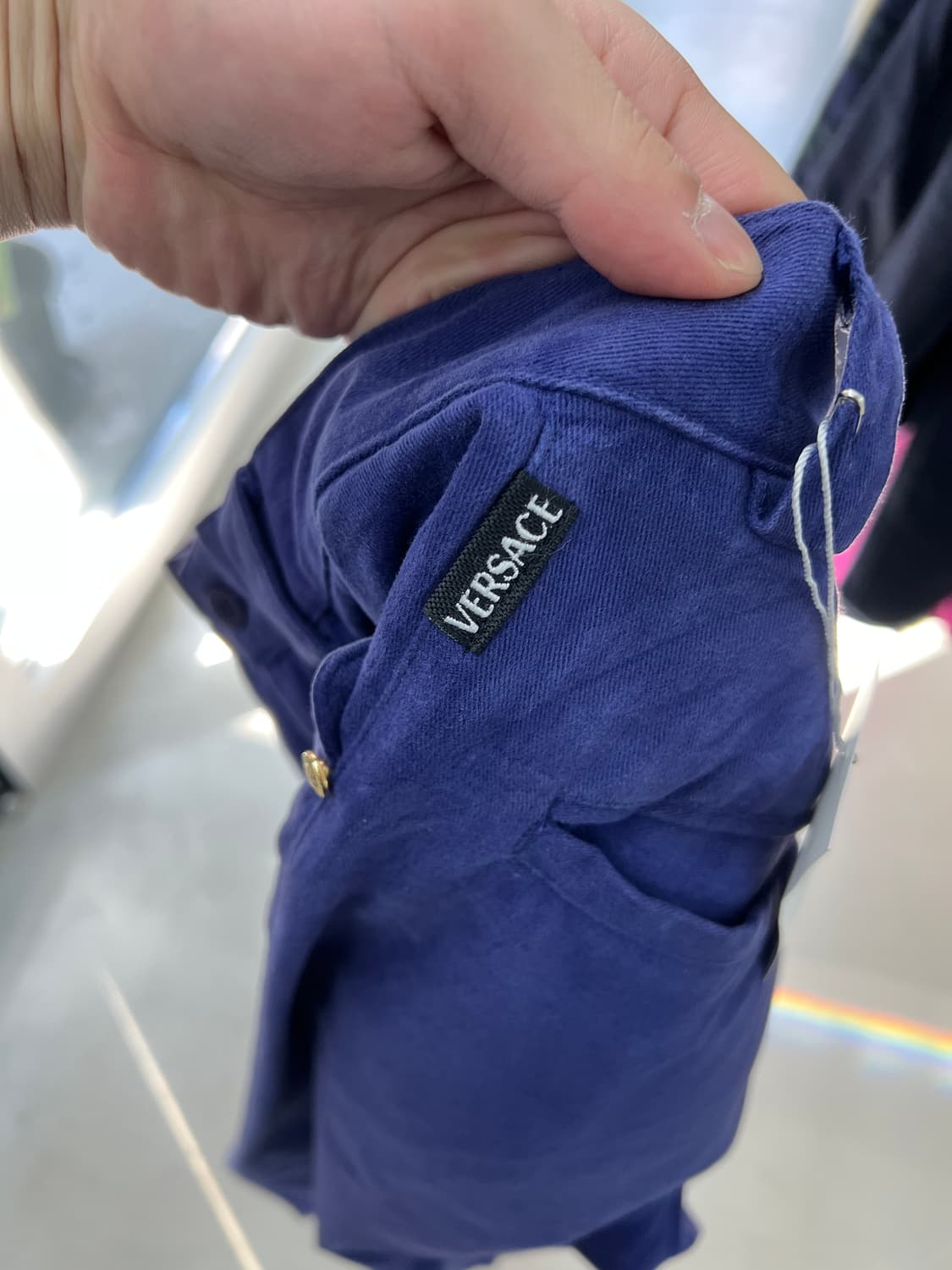 베르사체 진스 꾸뛰르 코튼팬츠 상품이미지6