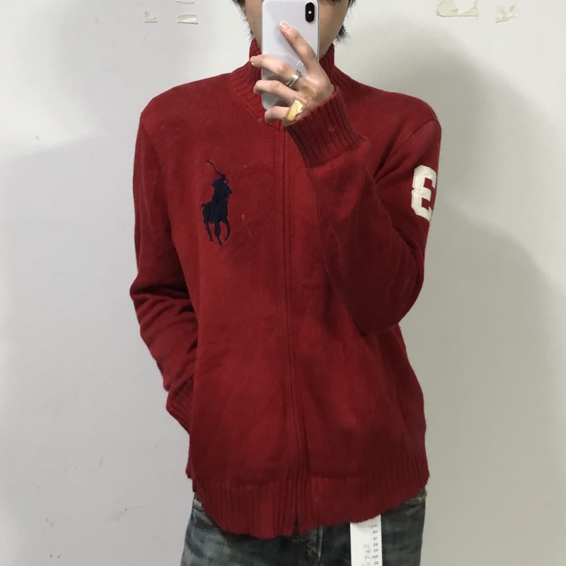 폴로 랄프로렌 빅포니 니트집업  상품이미지4