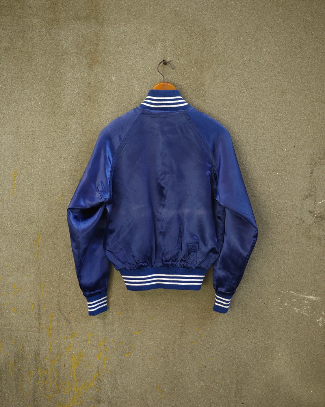 60’s 빈티지 나일론 새틴 블루종 자켓 상품이미지5