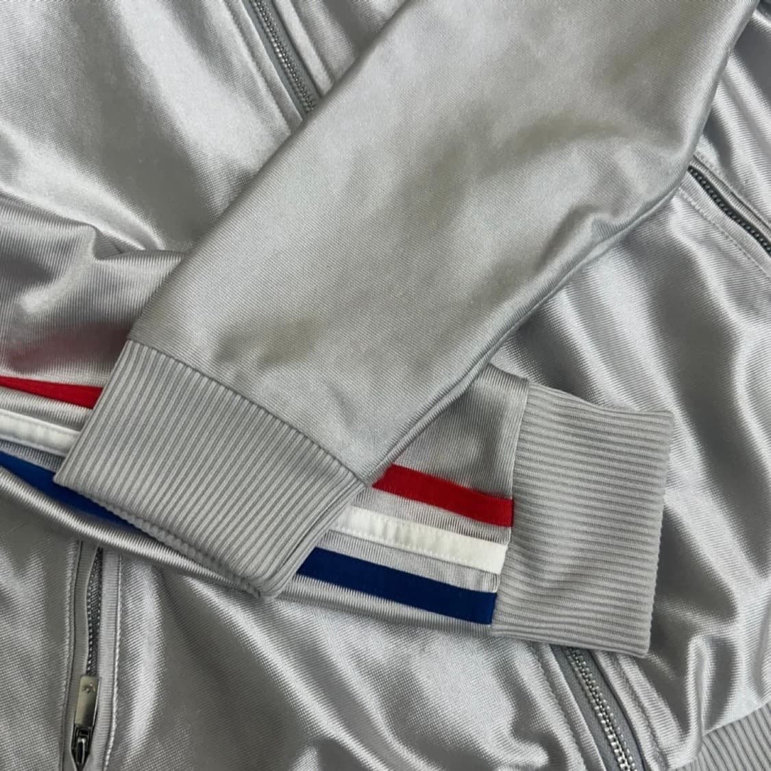 아디다스 희귀 빈티지 실버 져지 트랙탑 상품이미지5