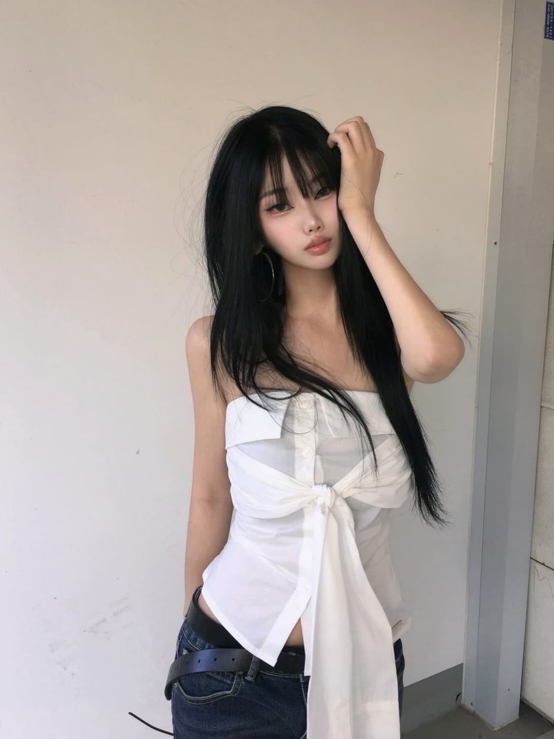 에트오소메 셔츠 튜브탑 상품이미지5